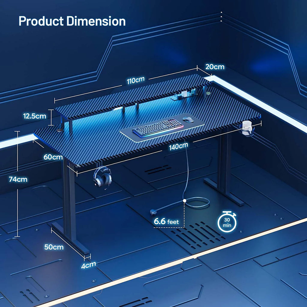 Precision Synergie 140cm Gaming Desk