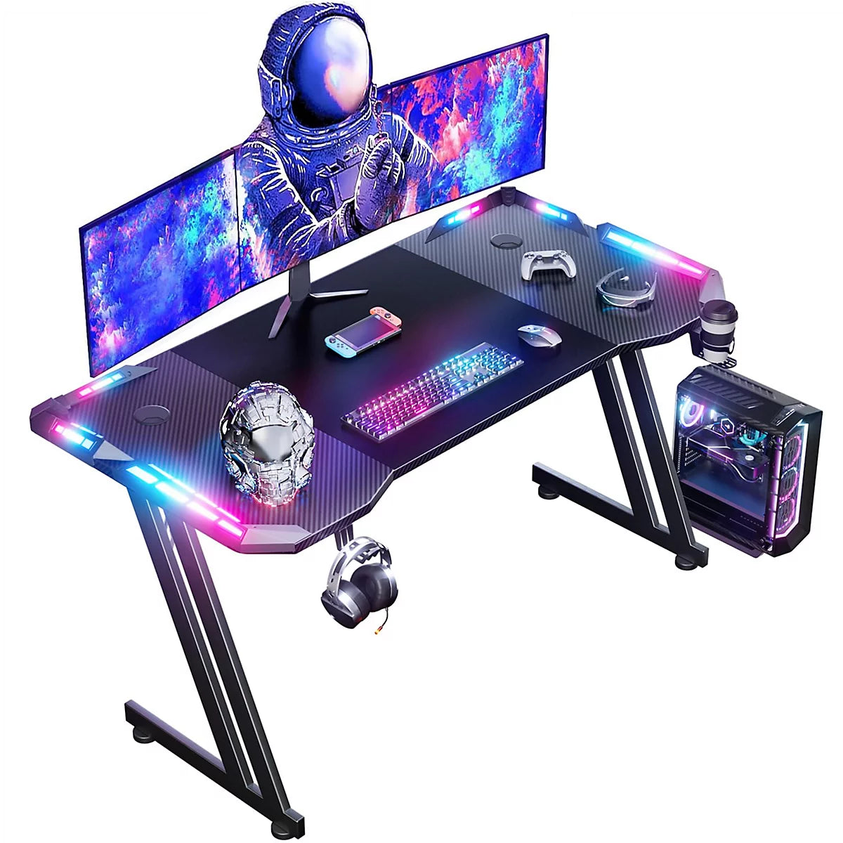 Precision Synergie 160x60cm RGB Gaming Desk
