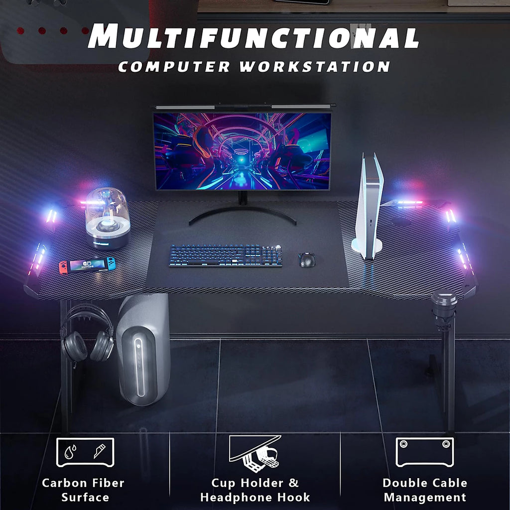 Precision Synergie 160x60cm RGB Gaming Desk